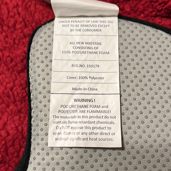 Memory foam black premium comfort chair cushion NWOT.  New condition - Picture 5 of 9